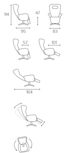 Relaxačné kreslo Conform Aviora