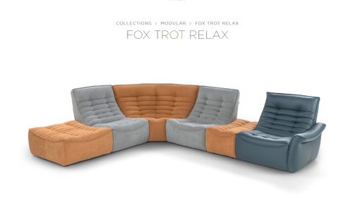 Sedacia súprava CALIA ITALIA FOX TROT RELAX